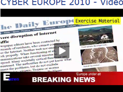 'Cyber Europe 2010'-video clip