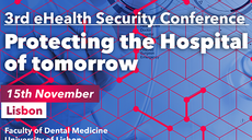Save the Date! 3rd ehealth Security Conference,15 November, Lisbon